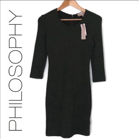 Anthropologie [philosophy] 3/4 dress NWT - Picture 2 of 8